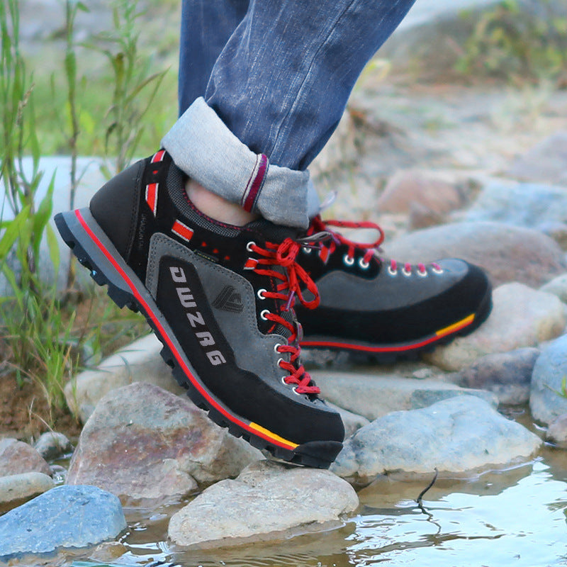 Lace Up Breathable Hiking Shoes For Men