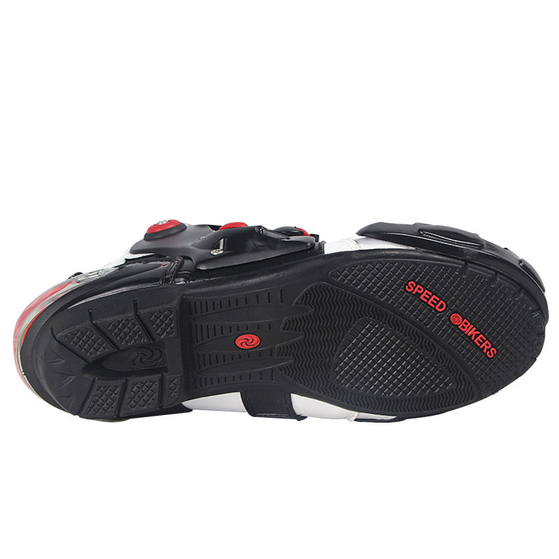 Breathable short boots for motorcycle riding