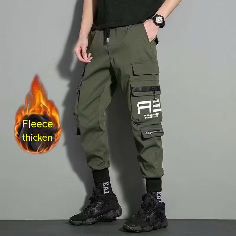 Men's Ankle-tied I Loose Function Multi-pocket Cargo Pants