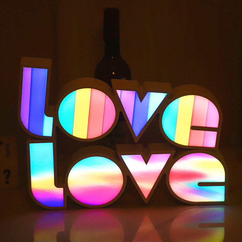 Valentines Day LED LOVE light decor