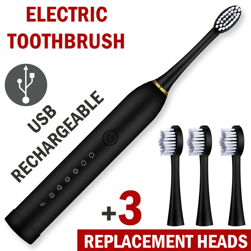 Rechargeable Electric Toothbrush Heads - Toothbrushes For Adults And Kids