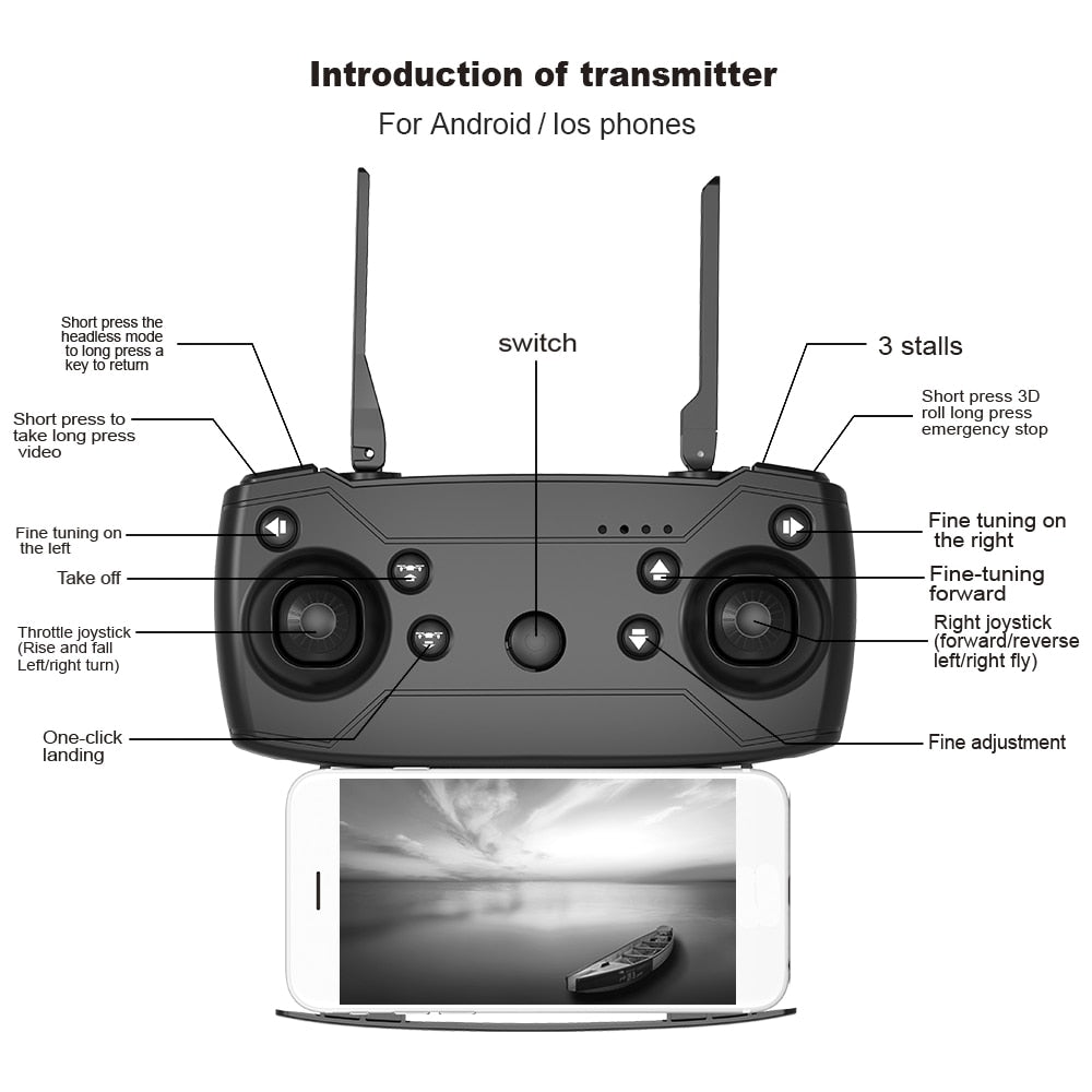 Folding UAV Aerial 4K HD Camera