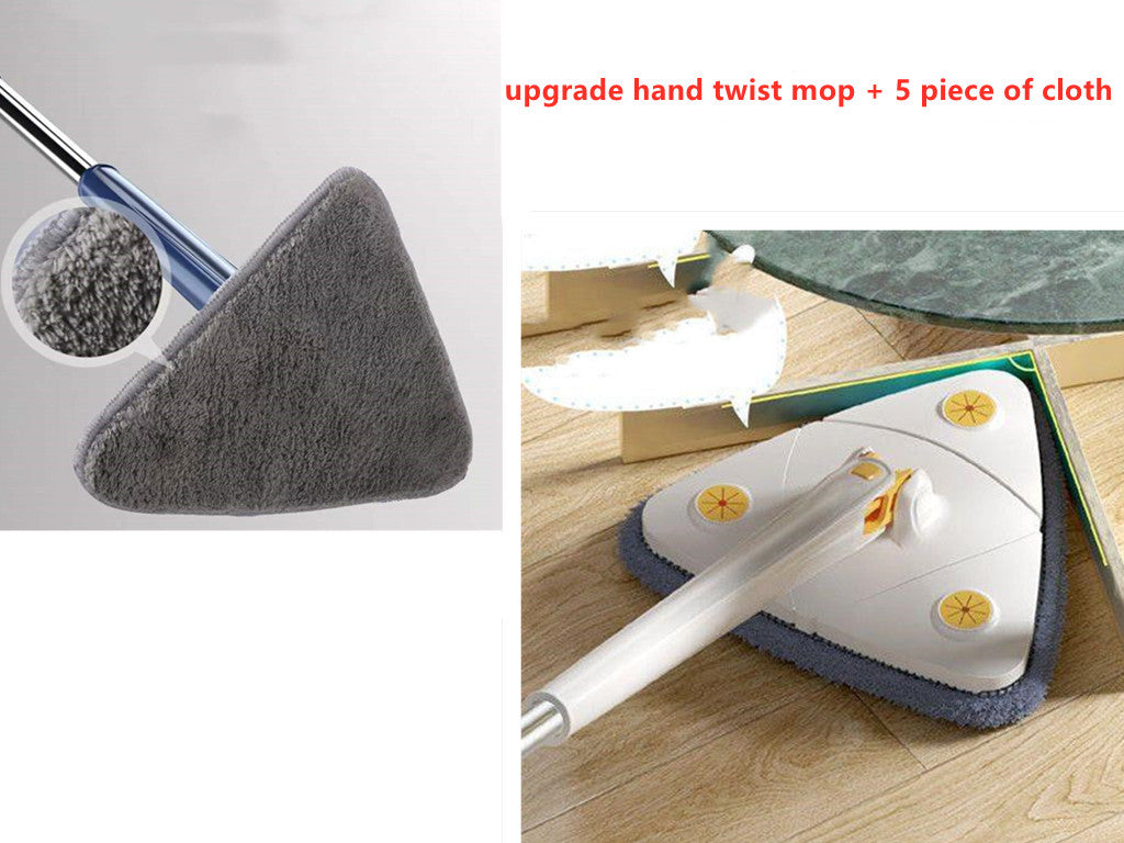 Extendable Triangle  360 Rotatable Adjustable Cleaning Mop