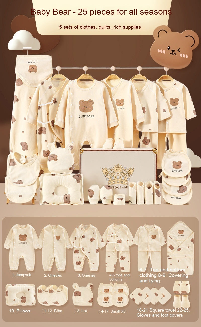 Cotton clothes set for newborn baby