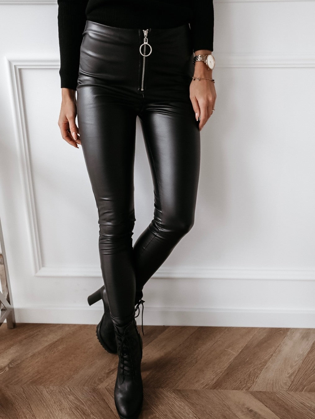 Explosive Sexy PU Leather Pants Women