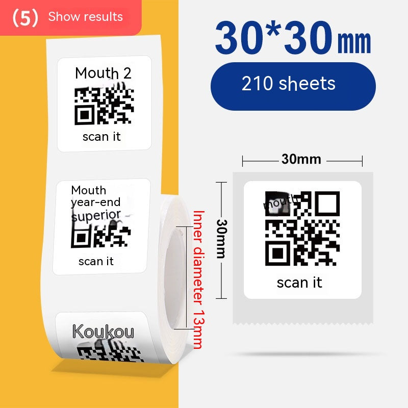 Roll Adhesive Thermal Label Sticker Paper