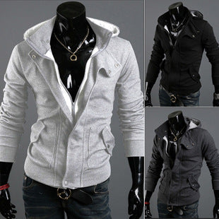 Men’s sweater coat Men’s Fashion Casual Brushed coat