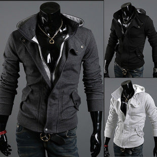 Men’s sweater coat Men’s Fashion Casual Brushed coat