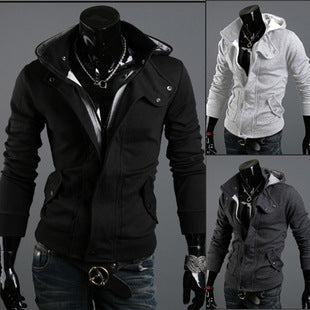 Men’s sweater coat Men’s Fashion Casual Brushed coat