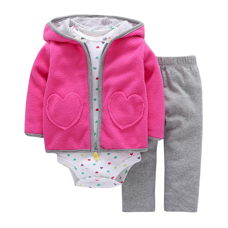 Children Spring and autumn set Baby clothes