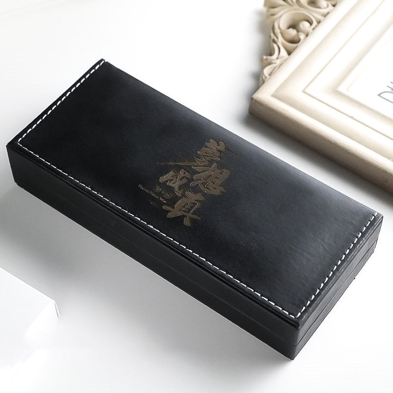 Leather Metal Signature Pen Packaging Gift Box