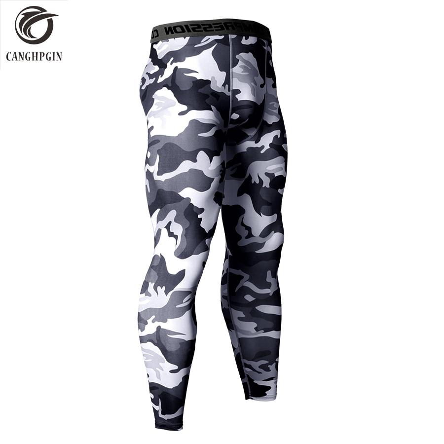 Mens Camo Compression Pants Fit wear Jogging Leggings