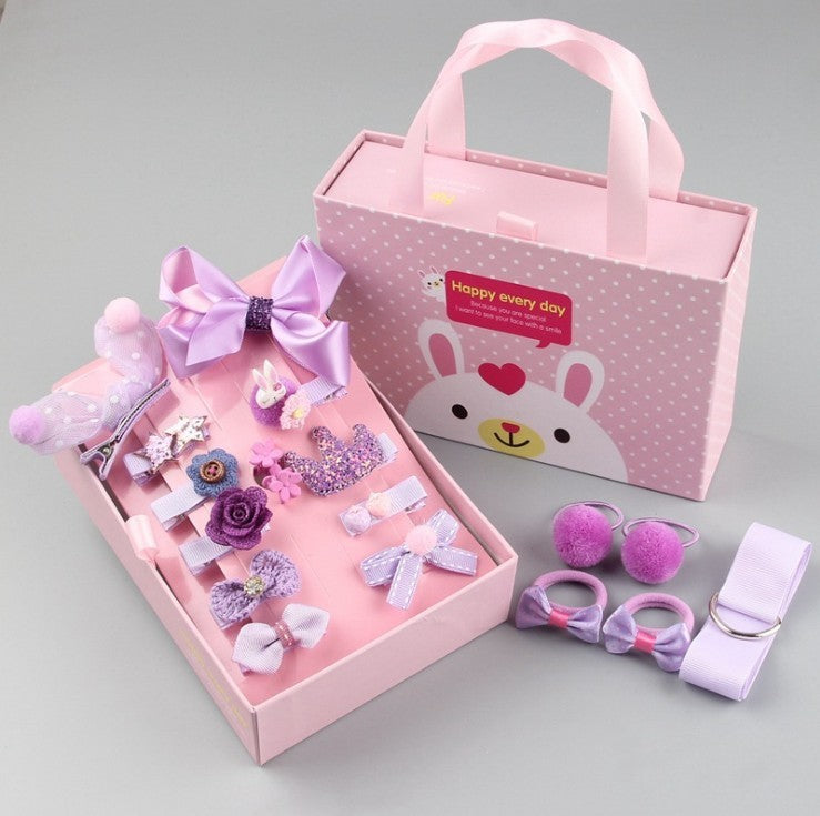 Children's Clip Hair Accessories Set Gift Box