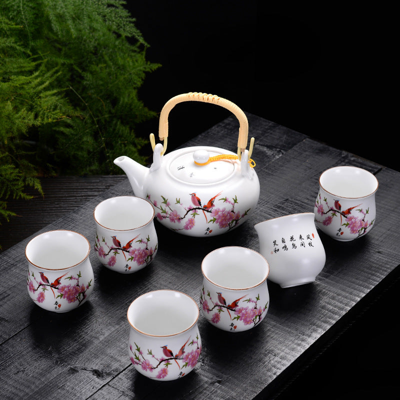 Large-capacity Set Of Ceramic Tea Set With Gift Box