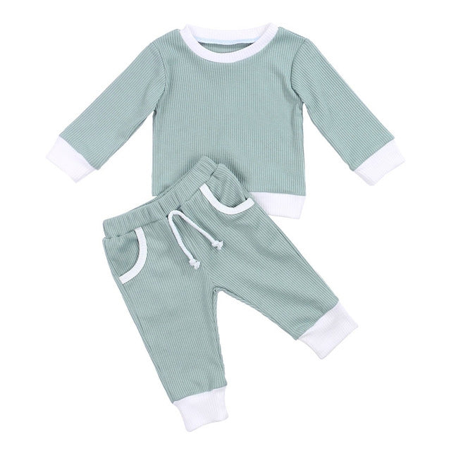 Boys and girls Clothes Tops+Pants for kids Children clothes