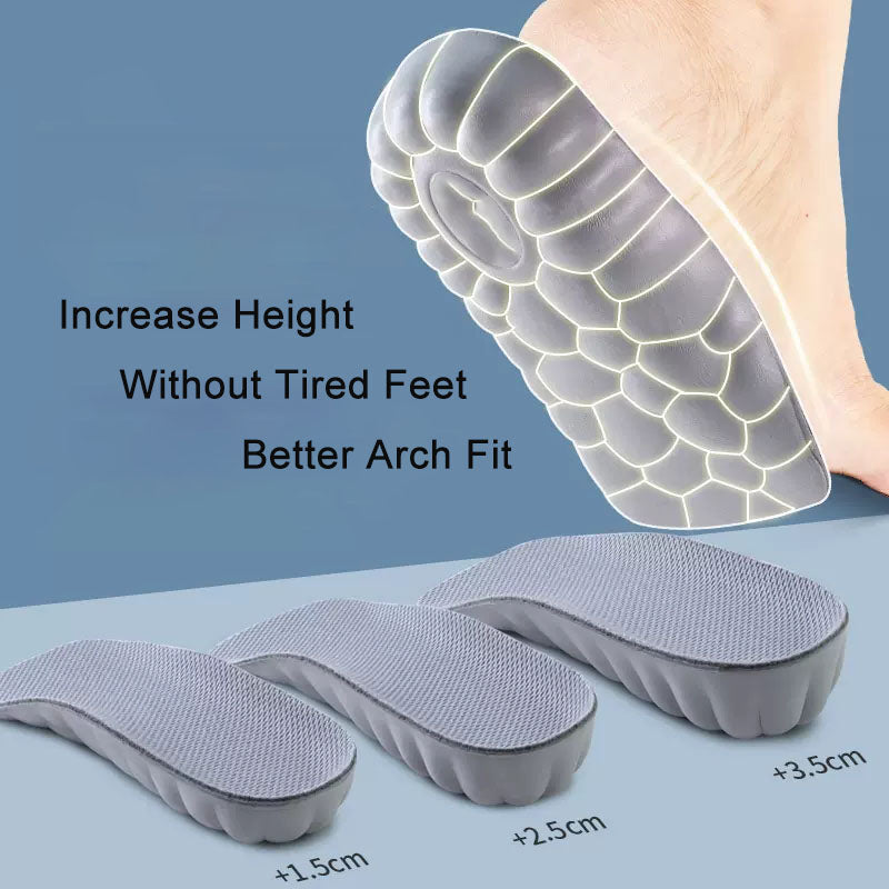 Height Increase Insoles For Men Women Shoes Flat Feet Arch Support Orthopedic