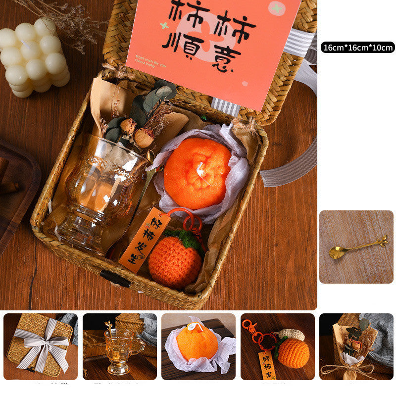 Creative Persimmon Light Luxury Gift Box Set