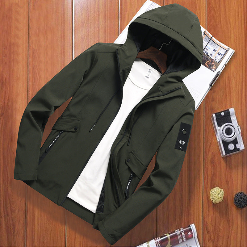 Sports Jacket Men's Hooded Jacket Winter New Style