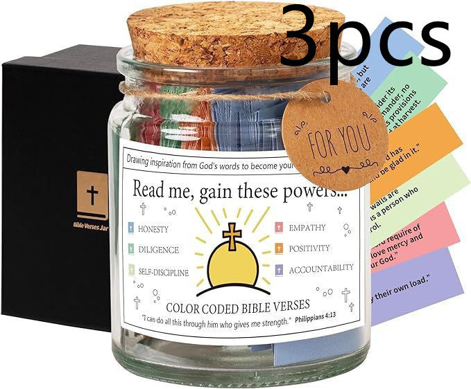 Bible verses in a jar