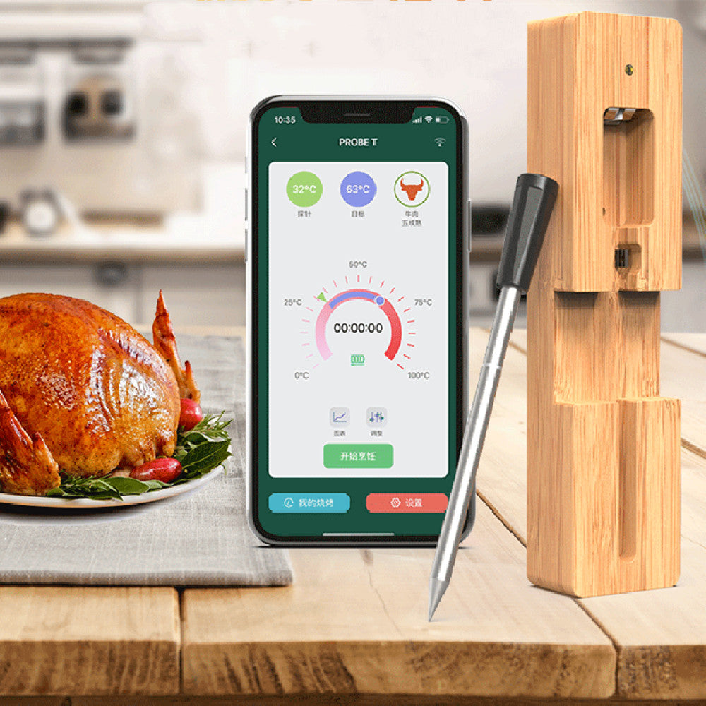 Smart Wireless Bluetooth Barbecue Thermometer Food