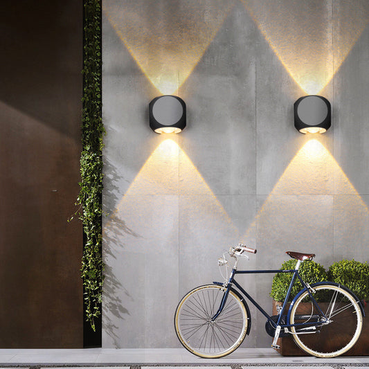 Led Outdoor Round Ball Wall Light Outside Wall