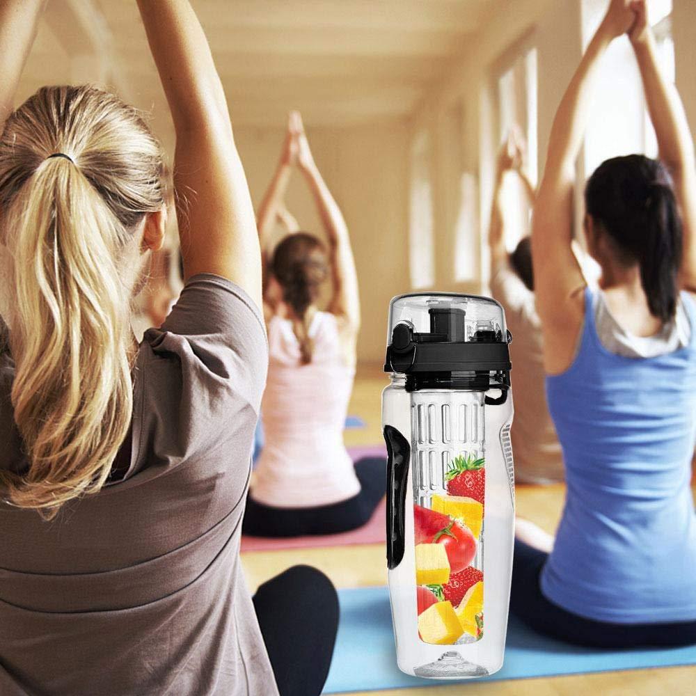 1000ml BPA Free Plastic Fruit Infuser Water Bottle