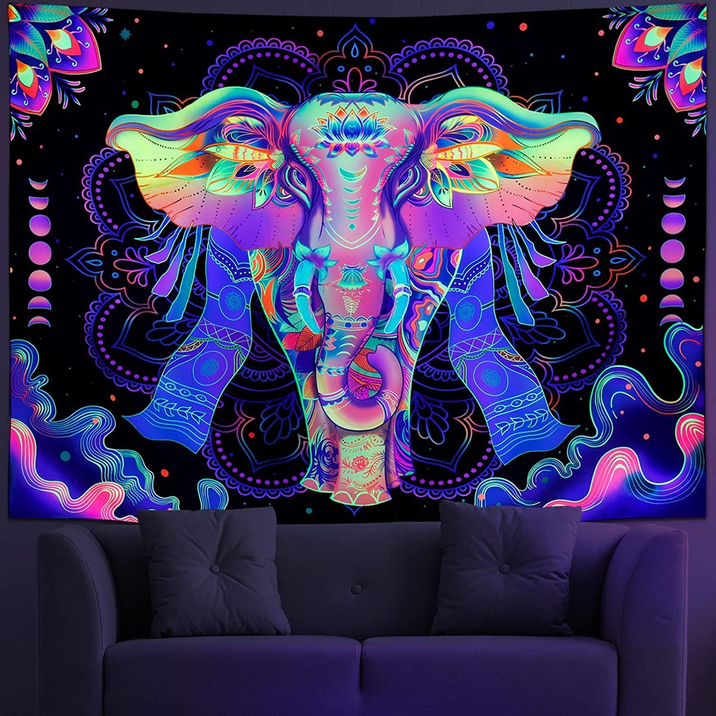 Family Room Background Tapestry