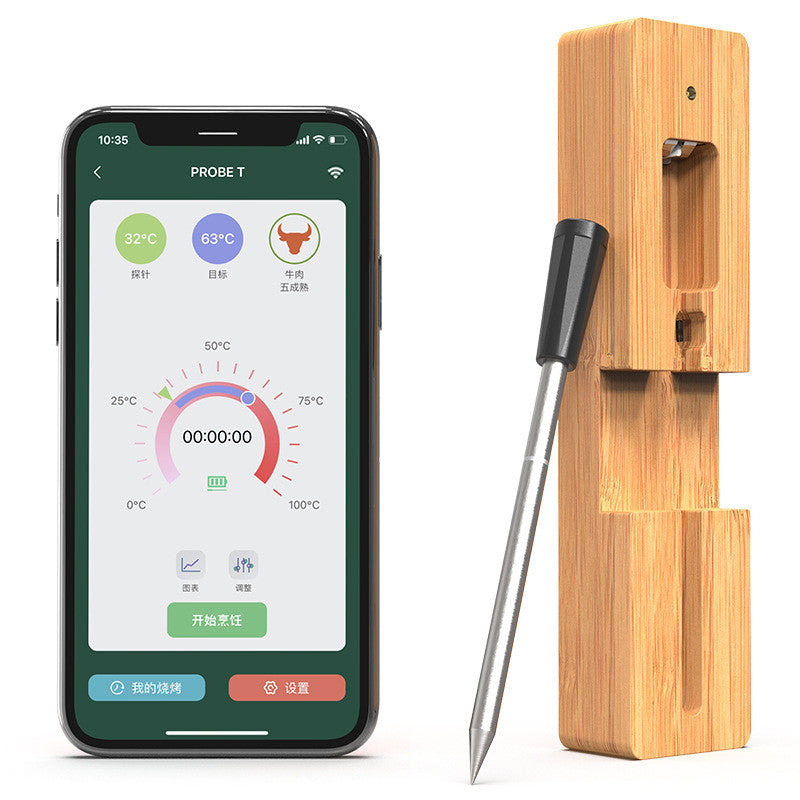 Smart Wireless Bluetooth Barbecue Thermometer Food