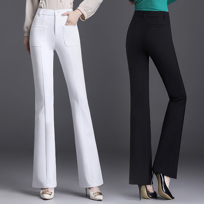 Flared Wide Leg Pants Female Suit Women's Pants Loose Drooping Slimming