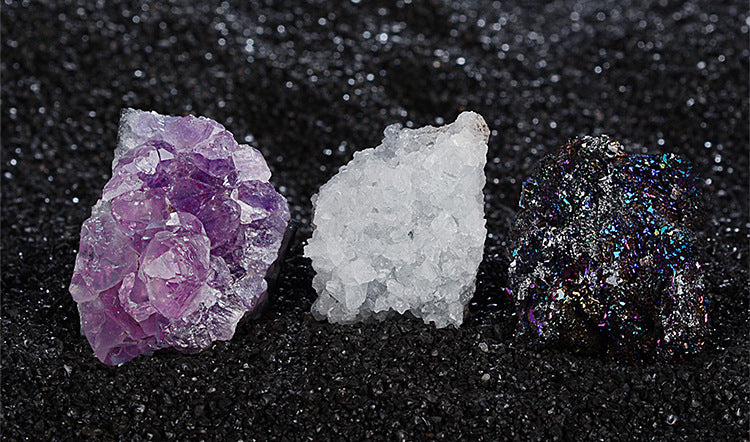 Gift box mineral crystal rocks