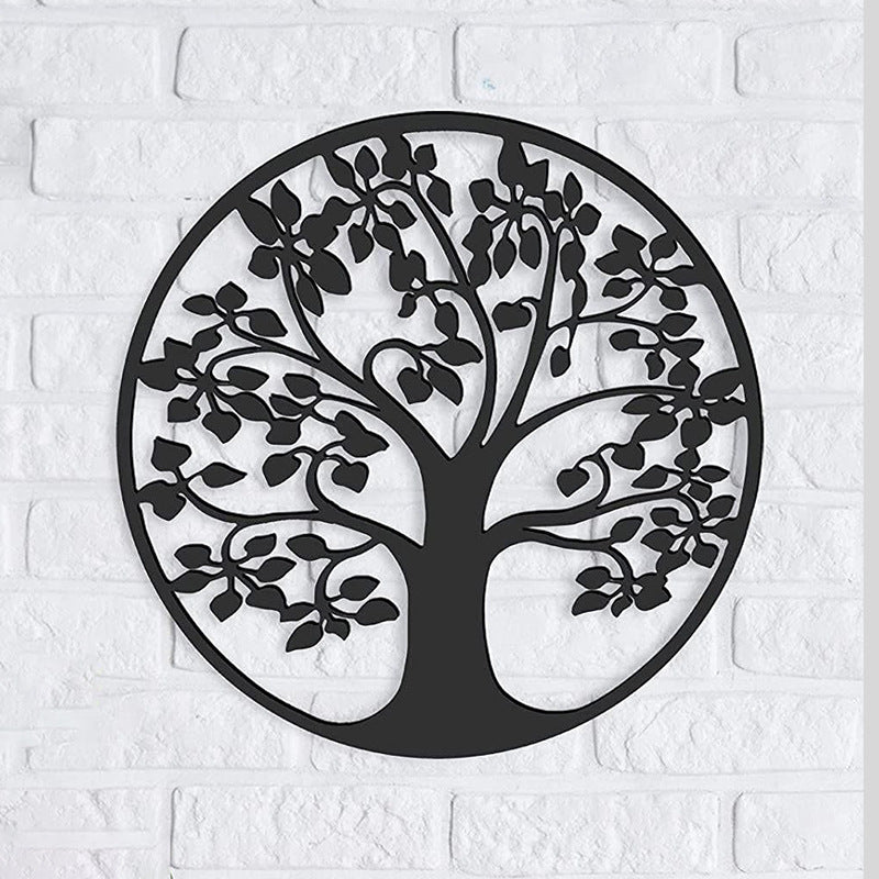 Tree Of Life Home Wall Decoration Metal Silhouette Art Pendant Iron Crafts