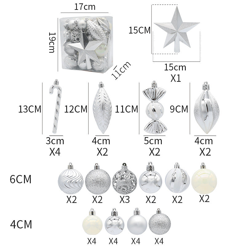 Christmas ball combination set 40 PCS