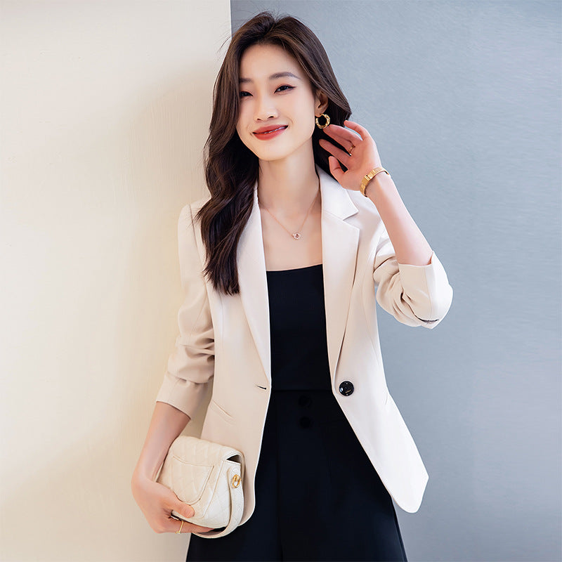 Woman’s blazer Padded Shoulder Small Women's Short Suit blazer