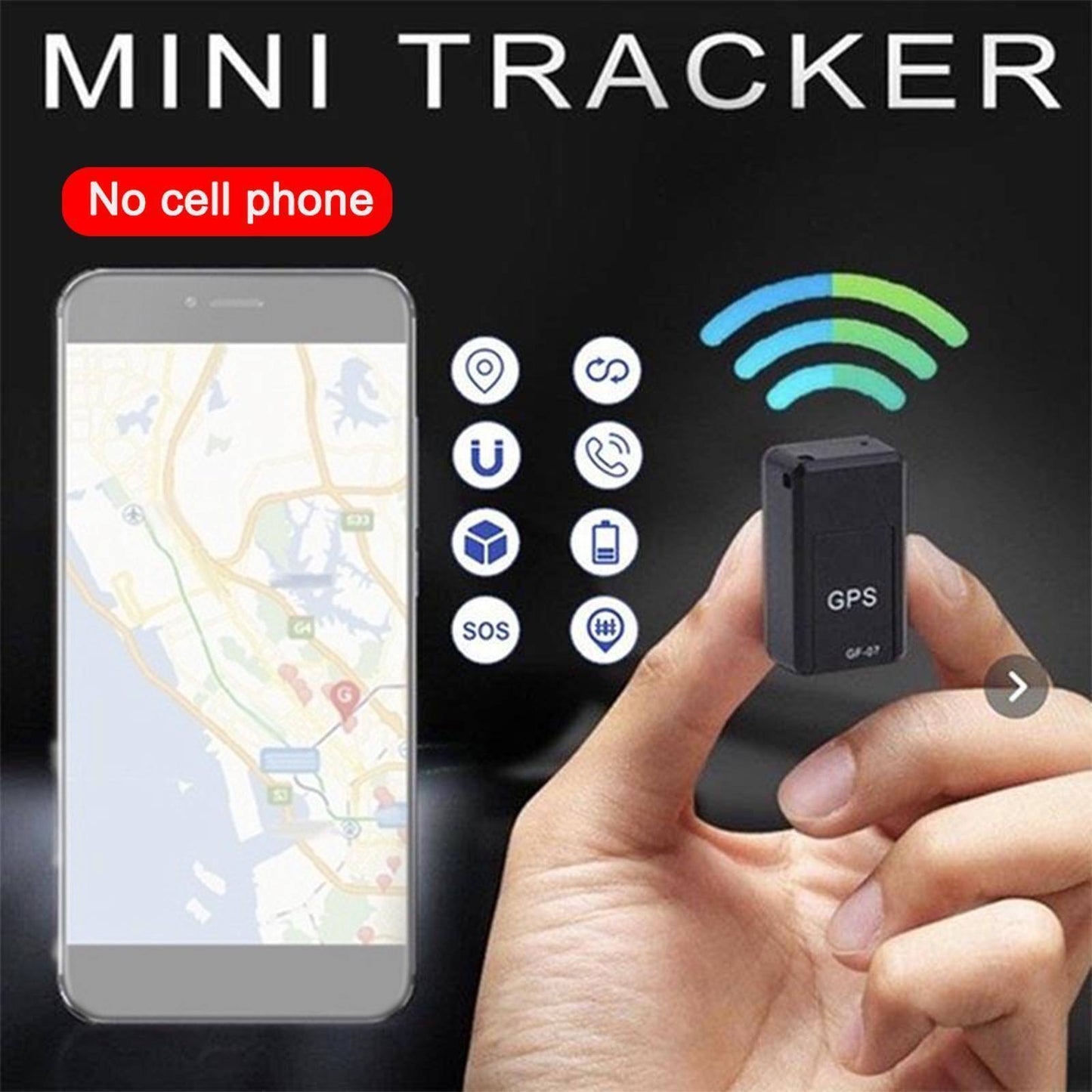 GPS Mini Tracker Sender Echtzeit Tracking KFZ Magnetbefestigung Anti Diebstahl