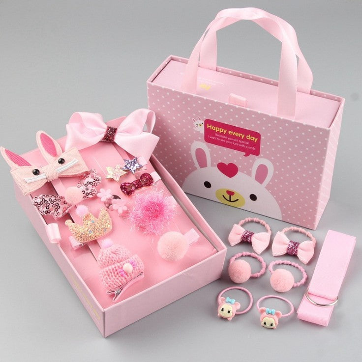 Children's Clip Hair Accessories Set Gift Box