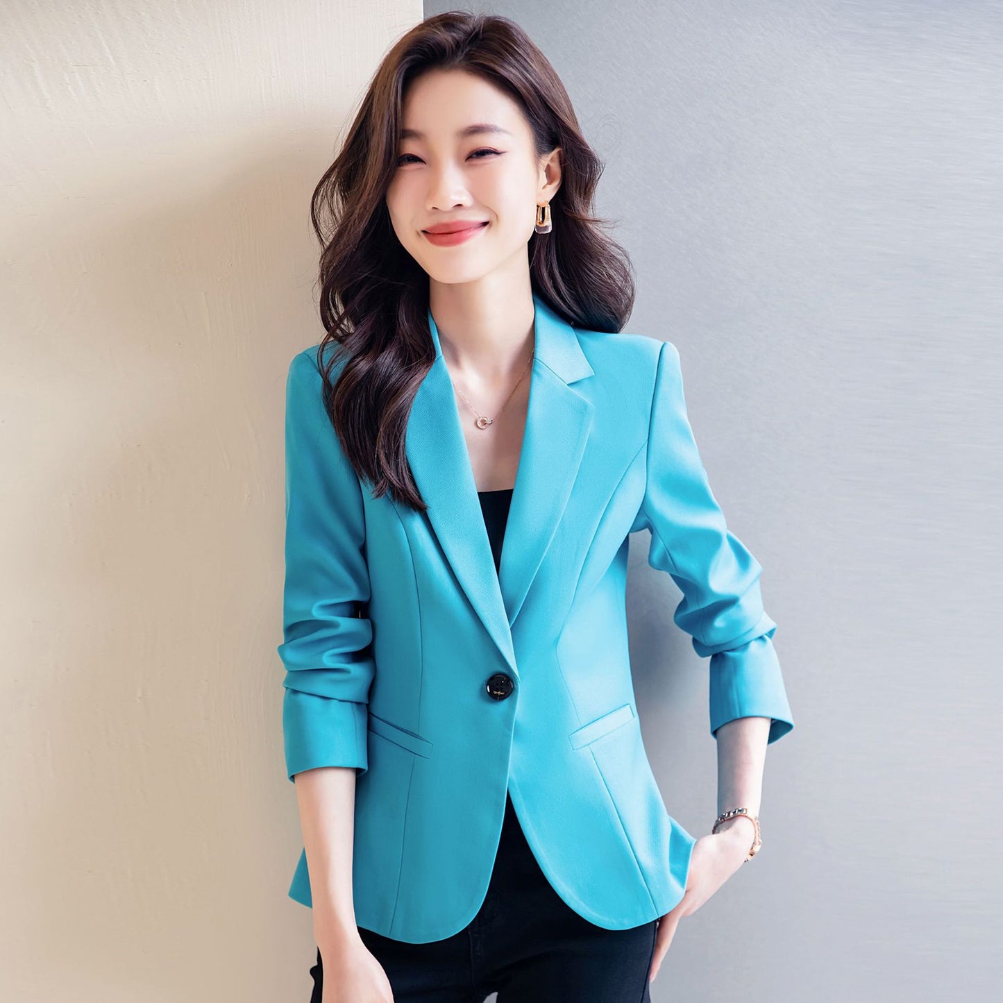 Woman’s blazer Padded Shoulder Small Women's Short Suit blazer