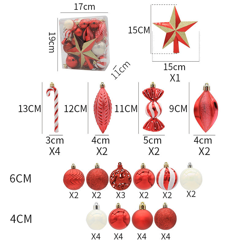 Christmas ball combination set 40 PCS