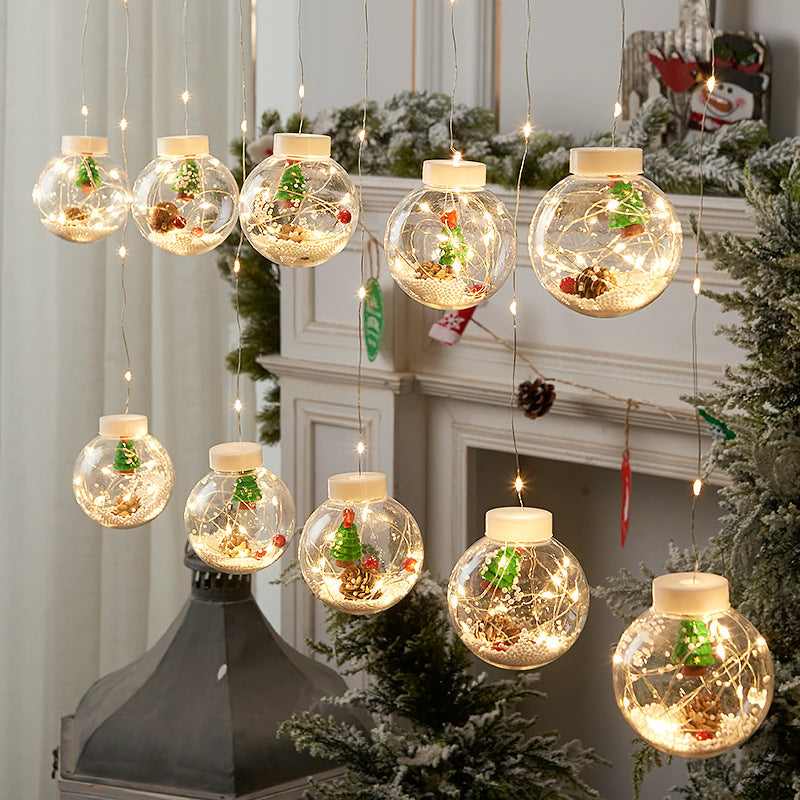 10 LED Christmas Curtain Lamp Set