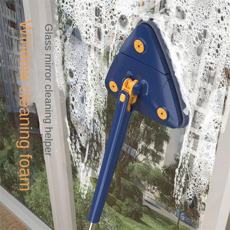 Extendable Triangle  360 Rotatable Adjustable Cleaning Mop