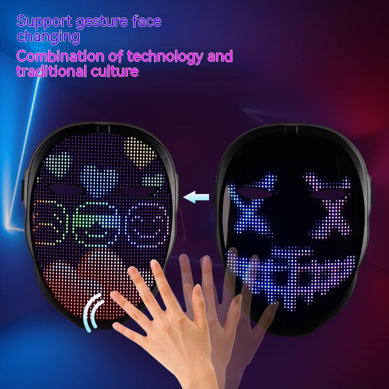 Halloween LED Luminous Face Masks