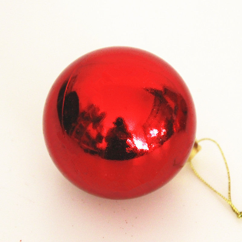 Festival Supplies Painted Ball 6cm24 Pcs Pendant Electroplating