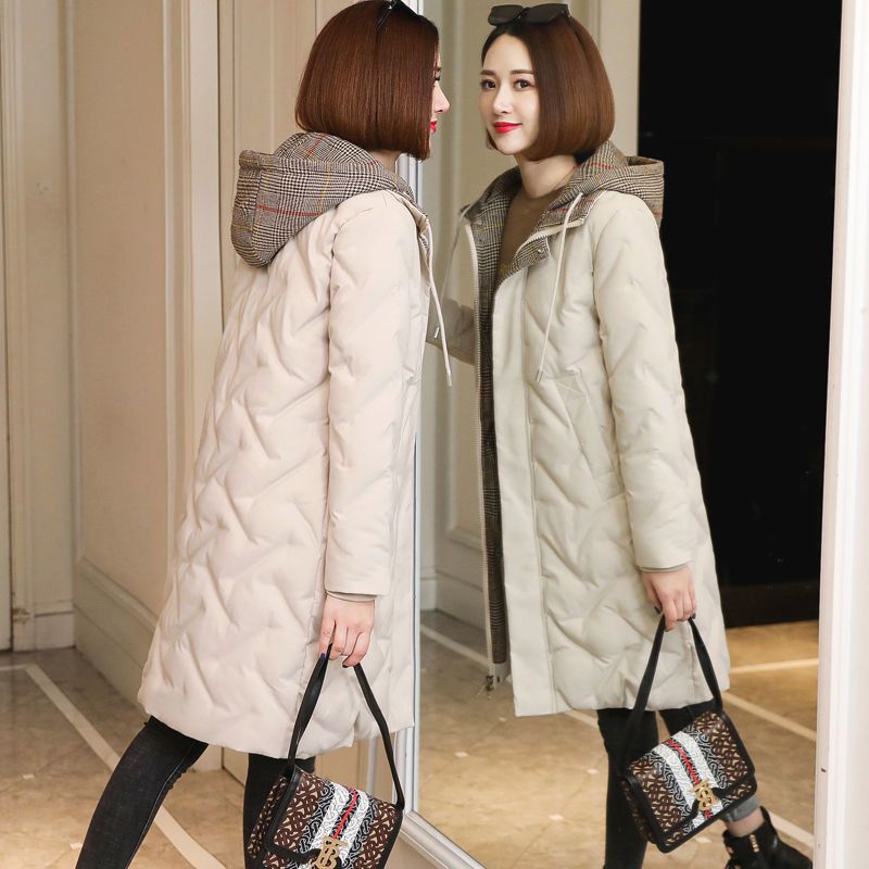 Woman’s Korean Style jacket Versatile Cotton-padded Jacket Thick Hooded