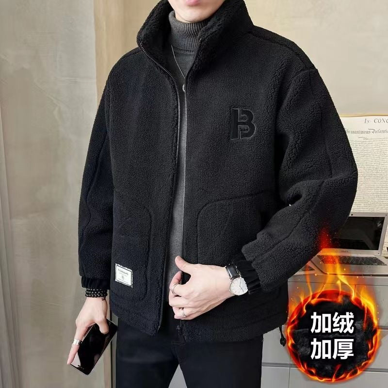 Men’s Lamb Wool Coat For Men Autumn And Winter jacket