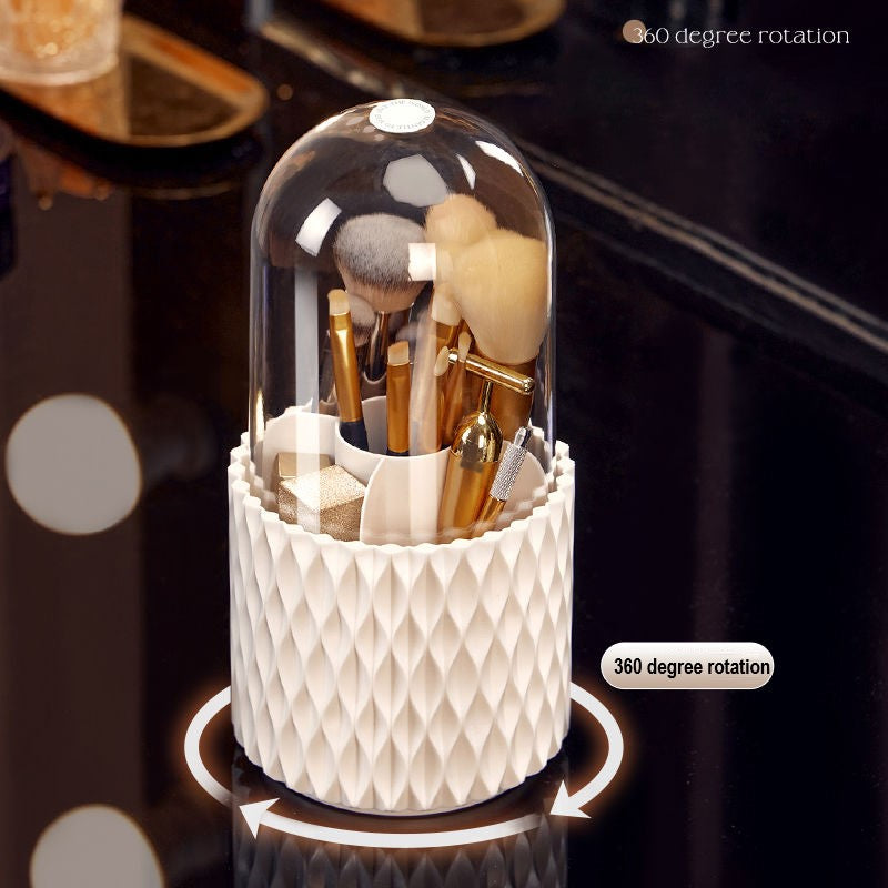 360° Rotating Makeup Brush Holder