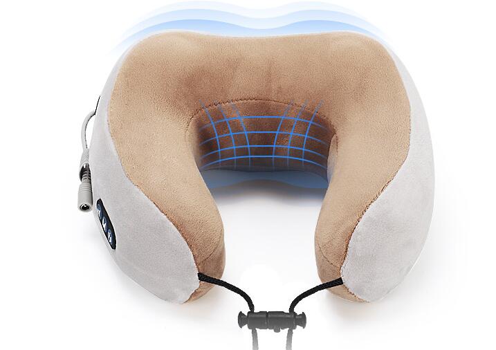 Massage U-Shaped Pillow Multi-Function Shoulder and Cervical Vertebra Electric Outdoor Portable Car Health Care