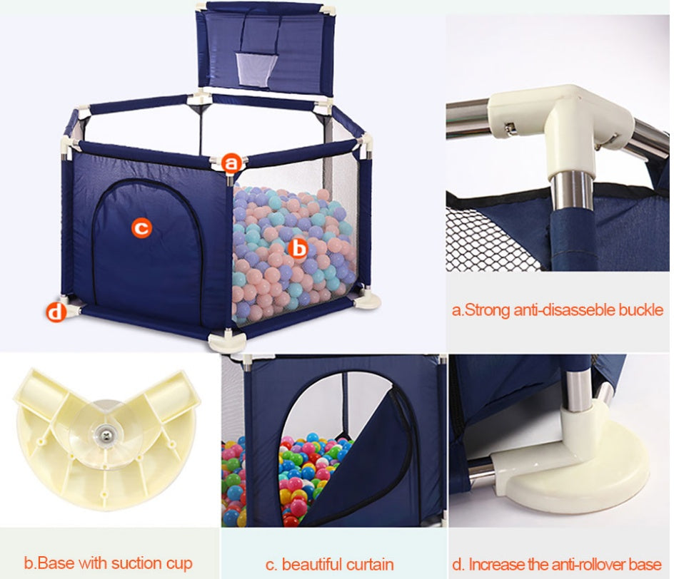 Baby portable play yard