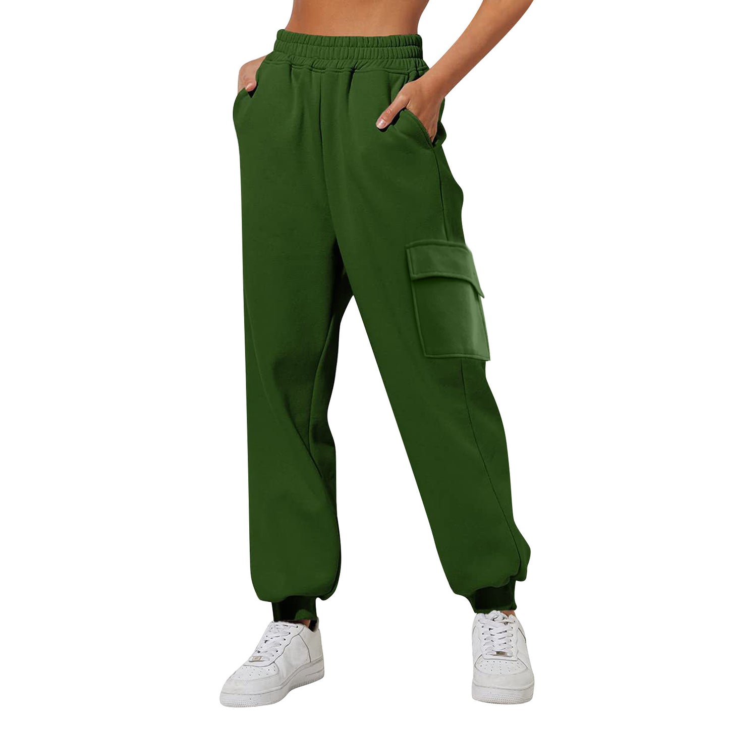 Women's High Waist Loose Sports Comfortable High Waist Velvet Padded Sweatpants