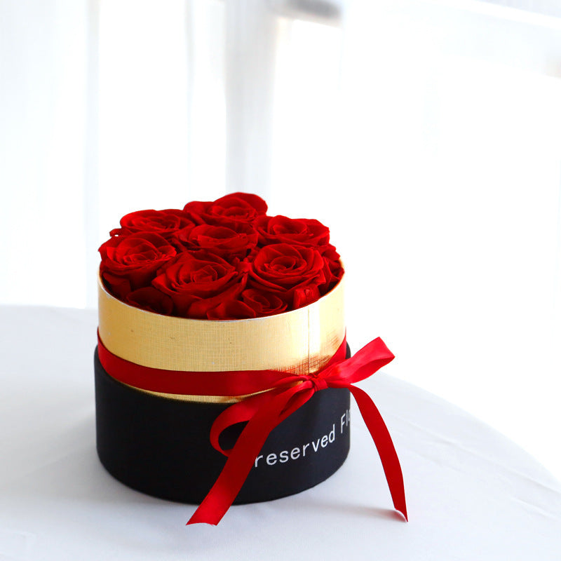 Valentines day gift roses in box