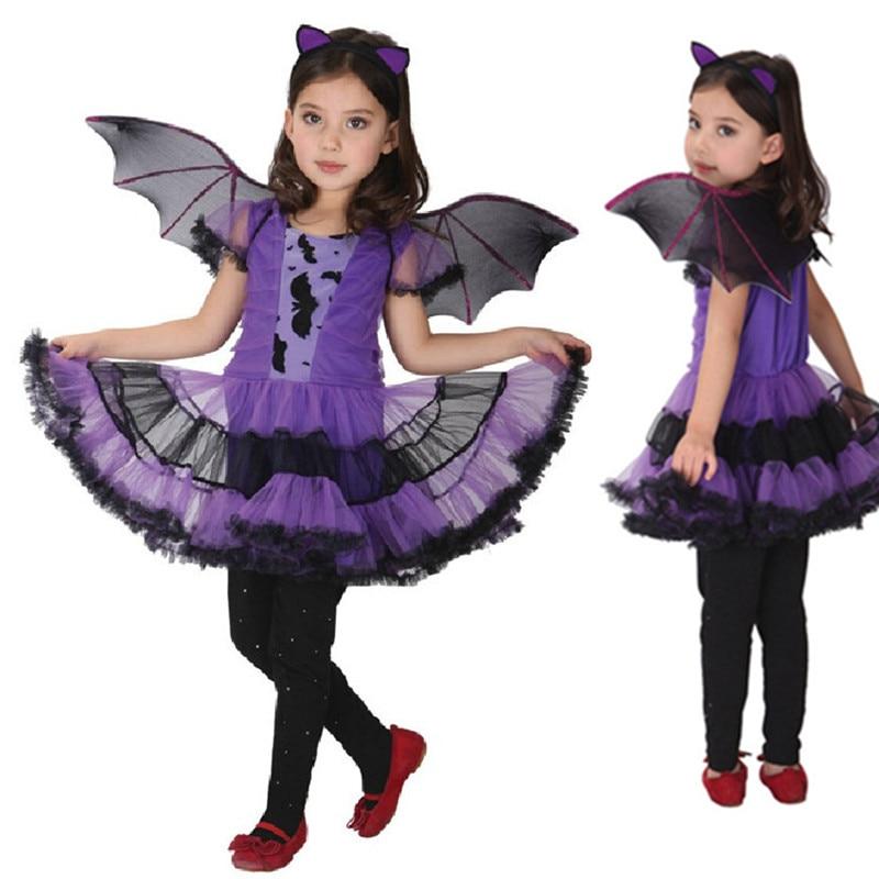 Halloween Costume Wings Headband Girl Dresses