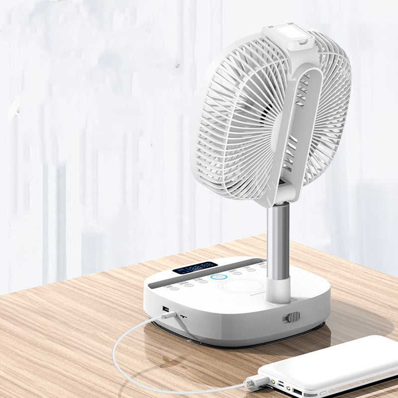 Portable Telescopic Folding Floor Fan